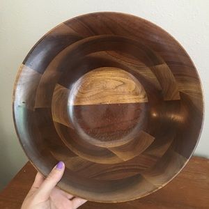 MCM Wooden Bowl